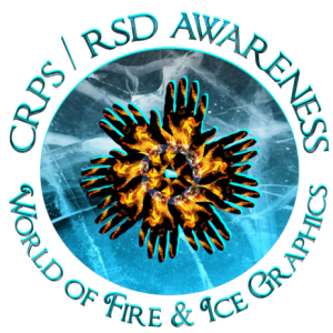 CRPS RSD Awareness World of Fire & Ice Circlet